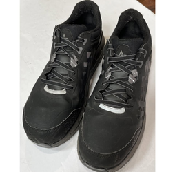 Ace 73000 Men's Black Gray Phantom Aluminum Toe Slip Resistant Shoes Size 9.5