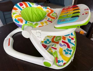 Fisher-Price Sit-Me-Up Floor Seat with Piano
