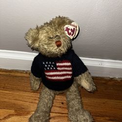 TY Bear Plush Collectible With Tag