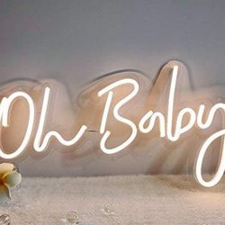 Oh Baby Neon Sign RENT ONLY