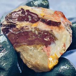 Rincon Mexican Crazy Lace Quartz Druzy Agate Mexico Cab Stone Rough Raw Crystal