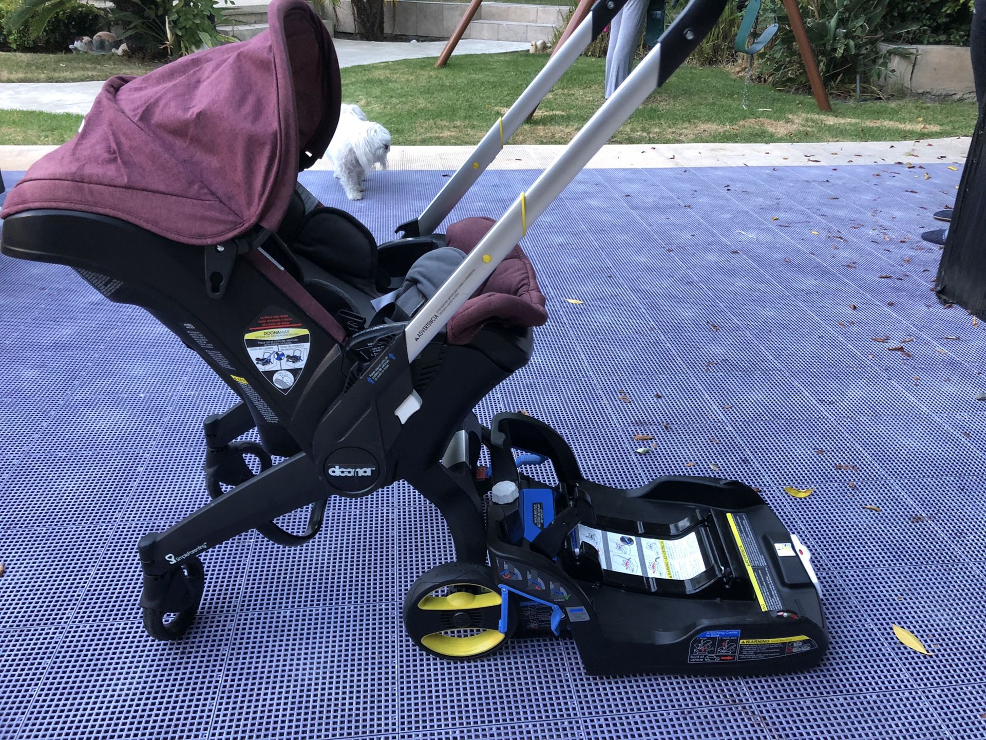 dooma car seat and stroller w/ base