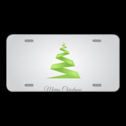 License Plate Novelty Car Front Christmas Tree Holidays