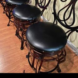 4 Counter Bar Stools Chairs Barstools 24"