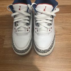 Air Jordan 3 Retro OG BG 'True Blue' 2016 - Size 6.5Y (Fits size 8 women)

