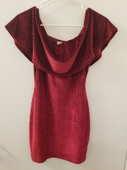 Holiday velvet dress