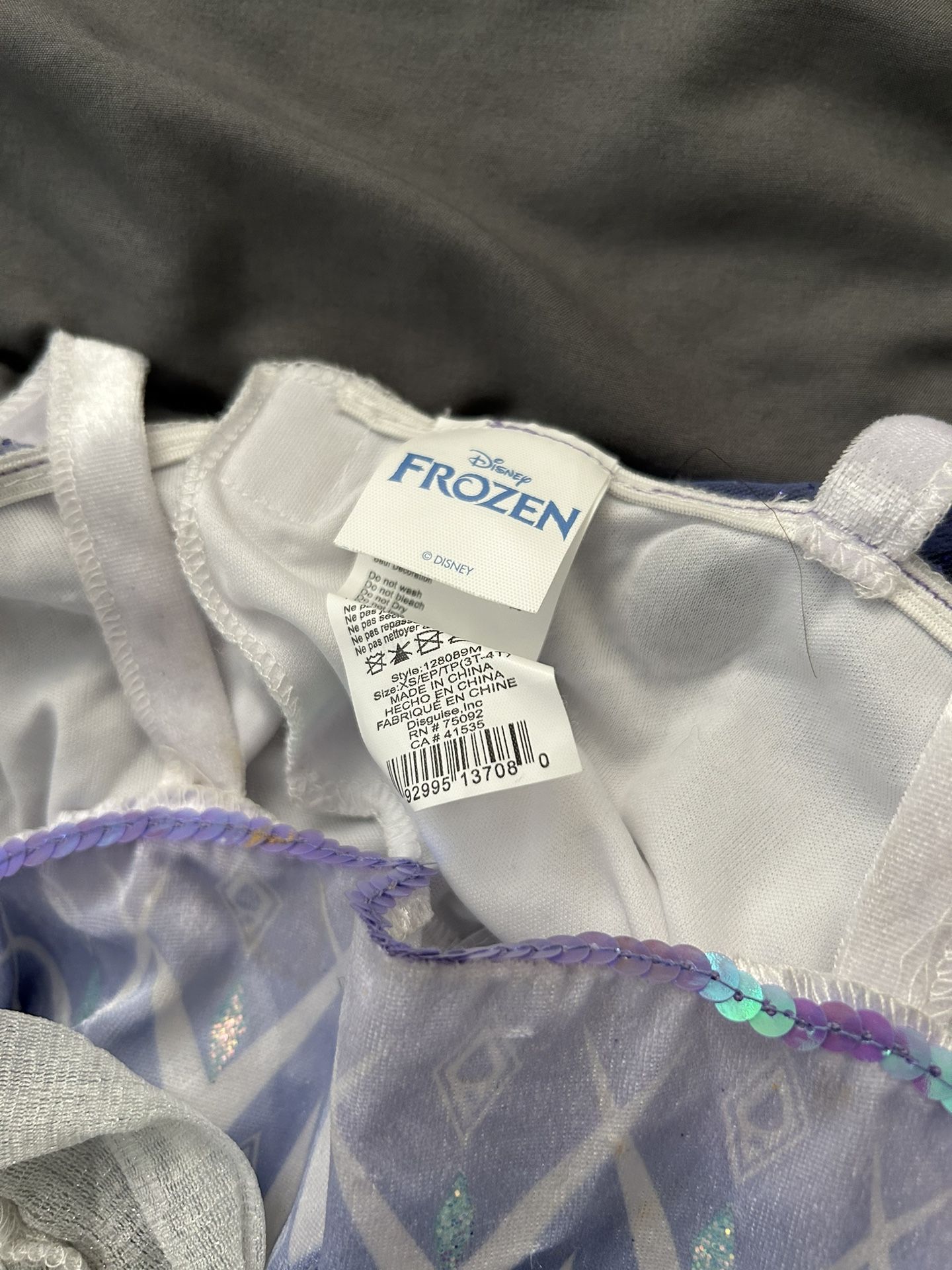 Halloween Costume 2T -4T Disney Frozen Elsa