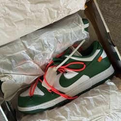 Dunk Low x Off-White Pine Green