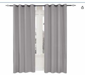 Blackout window curtain 63l x 52w