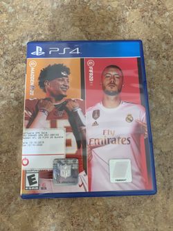 ps4 fifa 20 and madden 20 for 20$ (used)