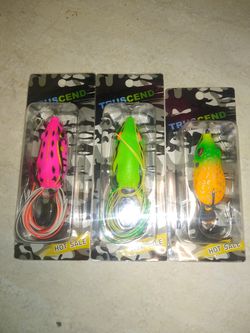 Truscend Fishing Lures For Bass Frog for Sale in Fort Lauderdale, FL -  OfferUp