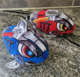 2 mechanical robot fish stuff animals