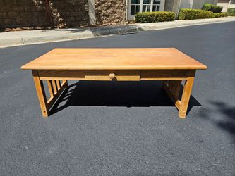 Solid Oak Coffee Table $25 OBO