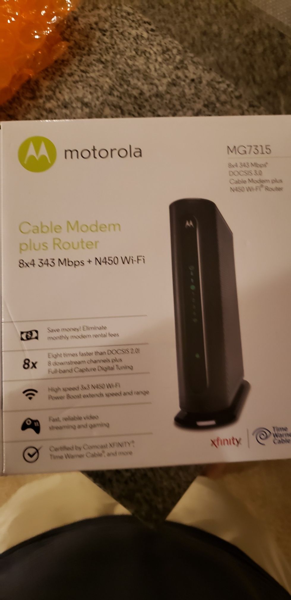 Motorola MG7315 Cable Modem