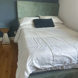 Full Size Bed Frame Plus Mattress 