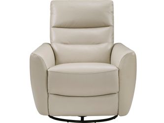 Cassian Taupe Swivel Glider Reclining Chair