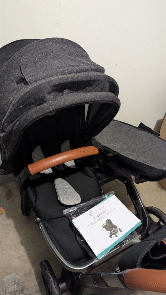 Contours Element Side-by-Side Convertible Stroller Single-to-Double