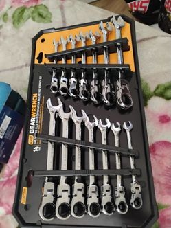 Gearwrench 14piece sae/metric flex head