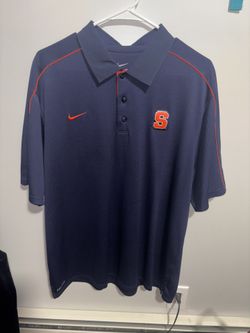 Vintage Nike Syracuse Orange Polo Shirt Men’s XL Green Game Day College Football