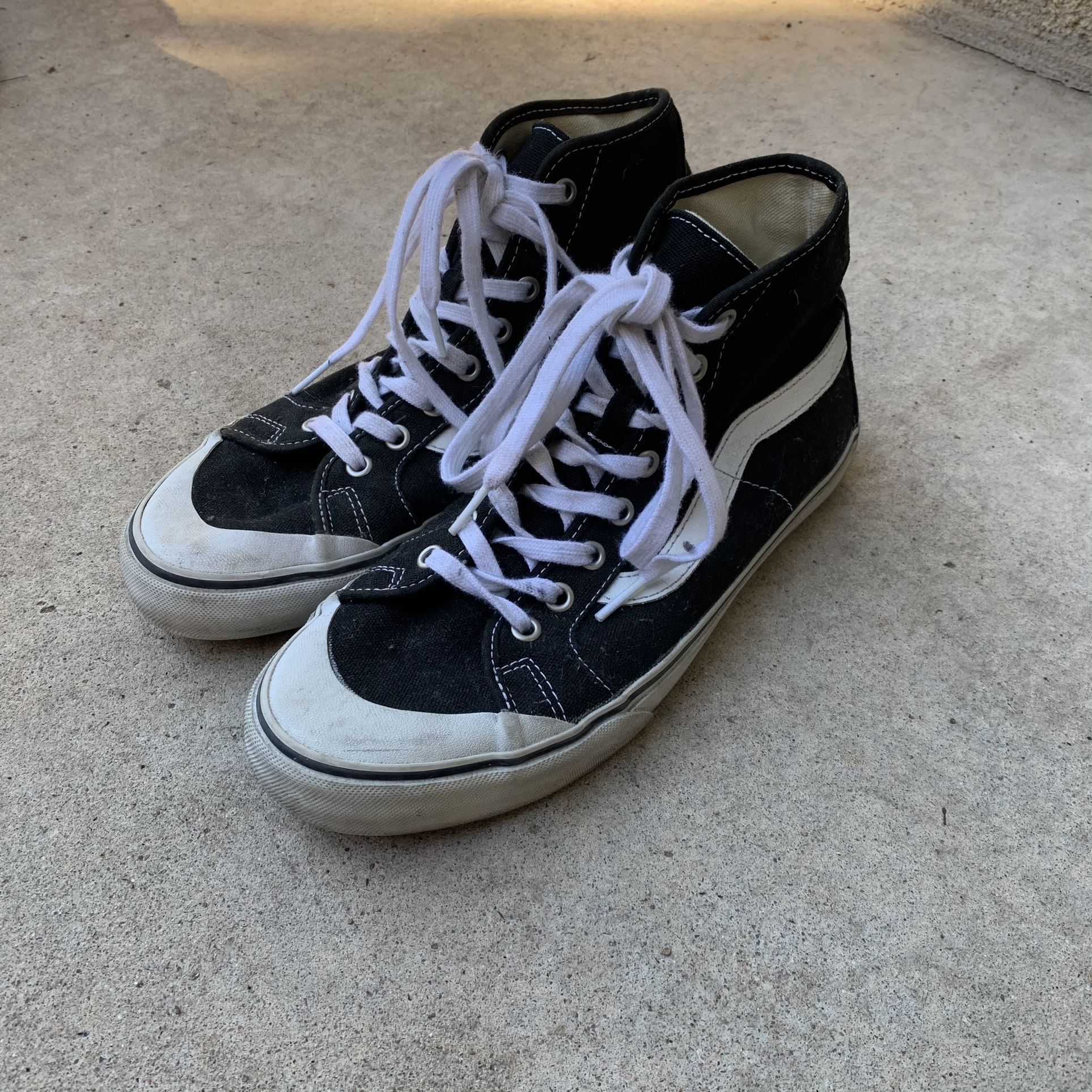 Vans black best sale ball hi sf