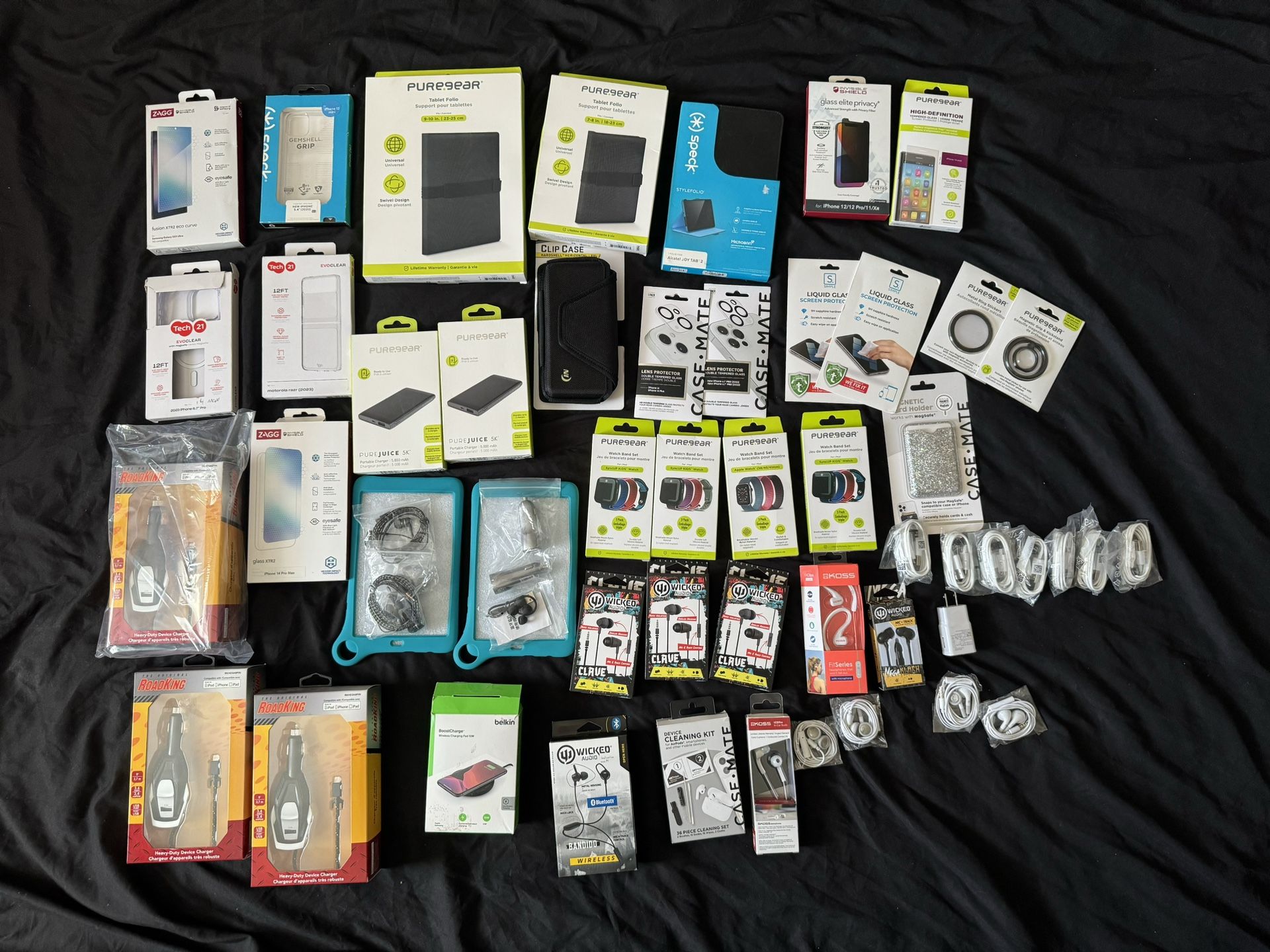 54 Pieces  Cell Phone Accessories $250