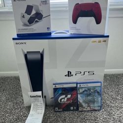 Brand New Console Bundle With Games And Controller