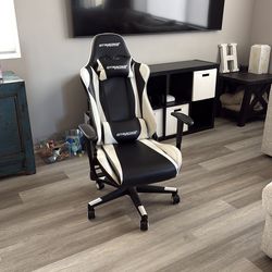White GTR Racing Gaming Chair