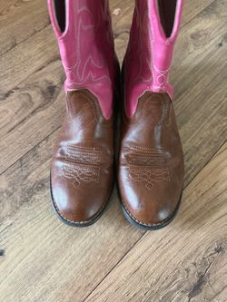 Girls cow boy boots-rain boots