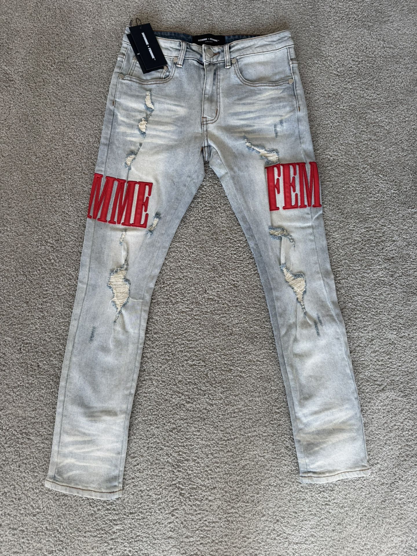 Homme Femme Jeans
