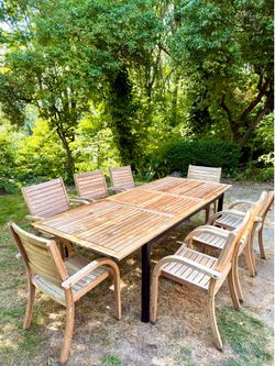 9 Piece Outdoor Patio Dining Furniture
