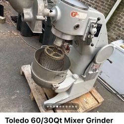 Toledo 60/30qt Mixer And Attachments