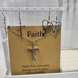 Faith Cross Necklace 