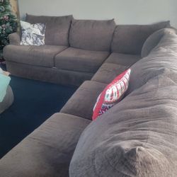 Sectional And Lazy Boy And Ottoman