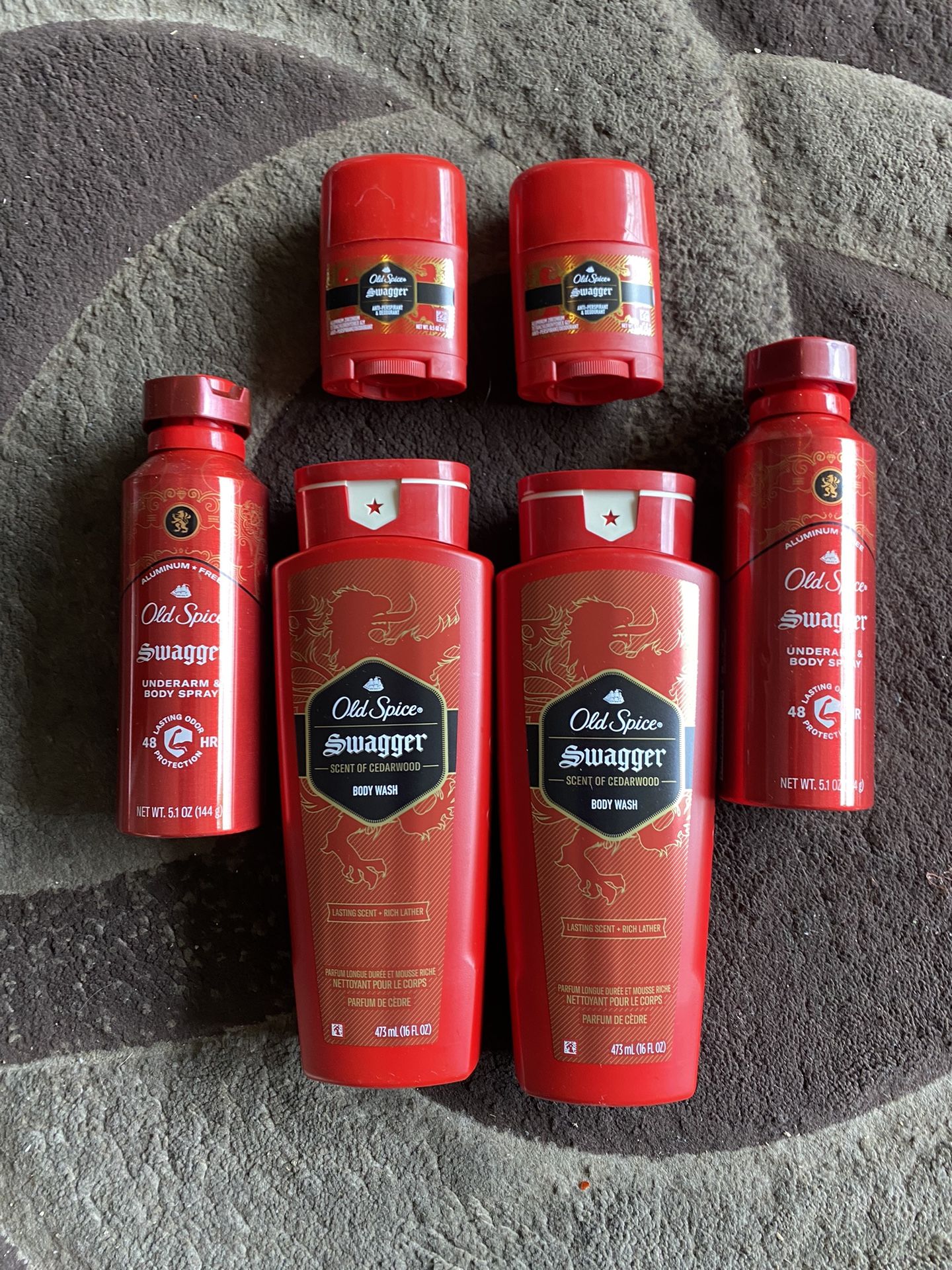Old Spice Body Wash And Deodorant All 6 For $18