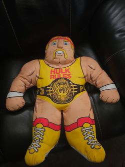 1990 Hulk Hogan plush pillow