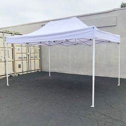 (New in box) $145 Large 10x15 FT Heavy-Duty Popup Canopy Instant Shade Quick Open w/ Carry Bag