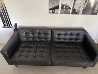 IKEA Morabo Leather Sofa 