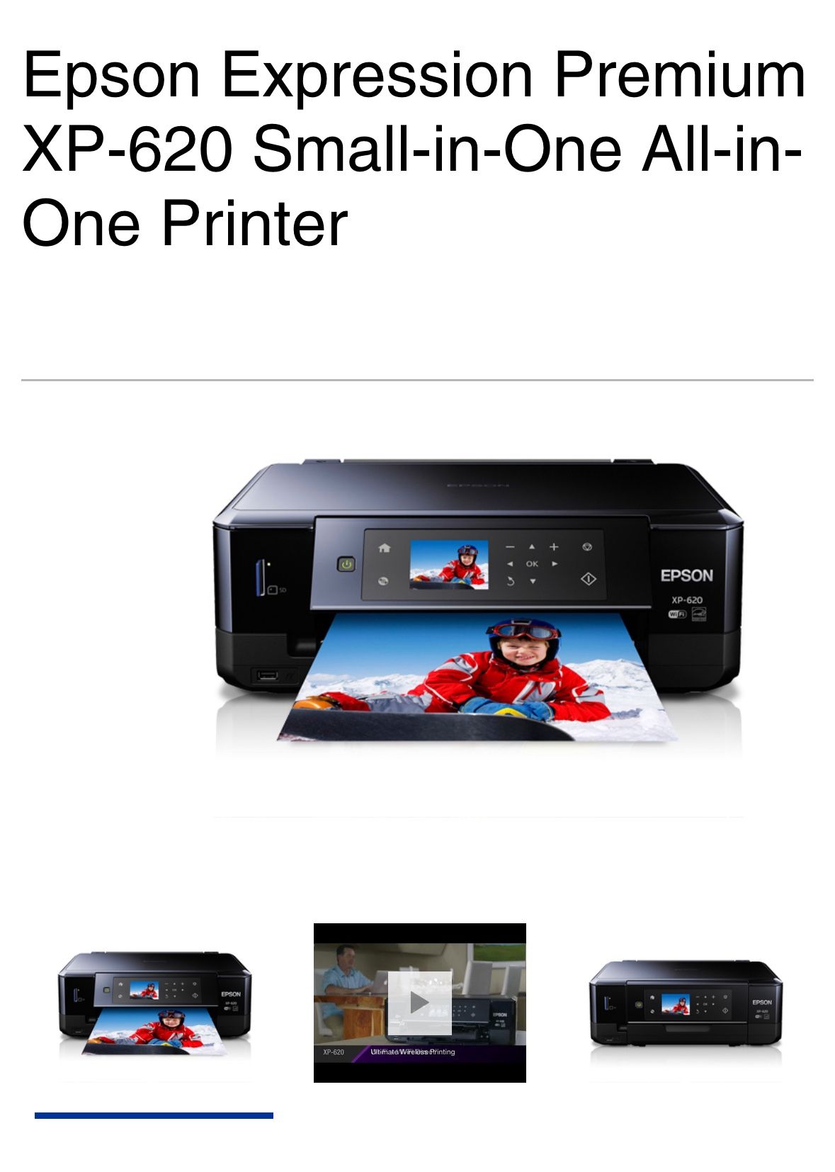 EPSON XP-620 Printer