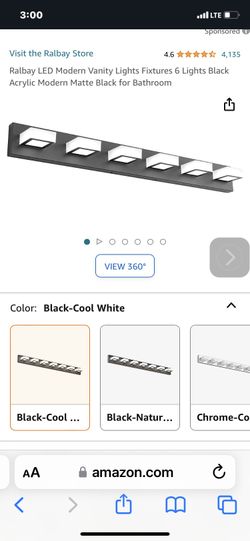 Vanity Bathroom Ordering Light Fixture