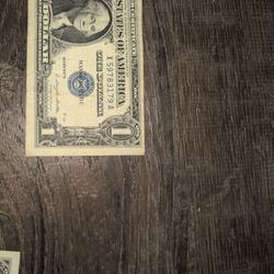 1957 B Series $1 - ($15) MISALIGNED CUT