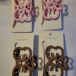 Hello Kitty Bow Hair Clips