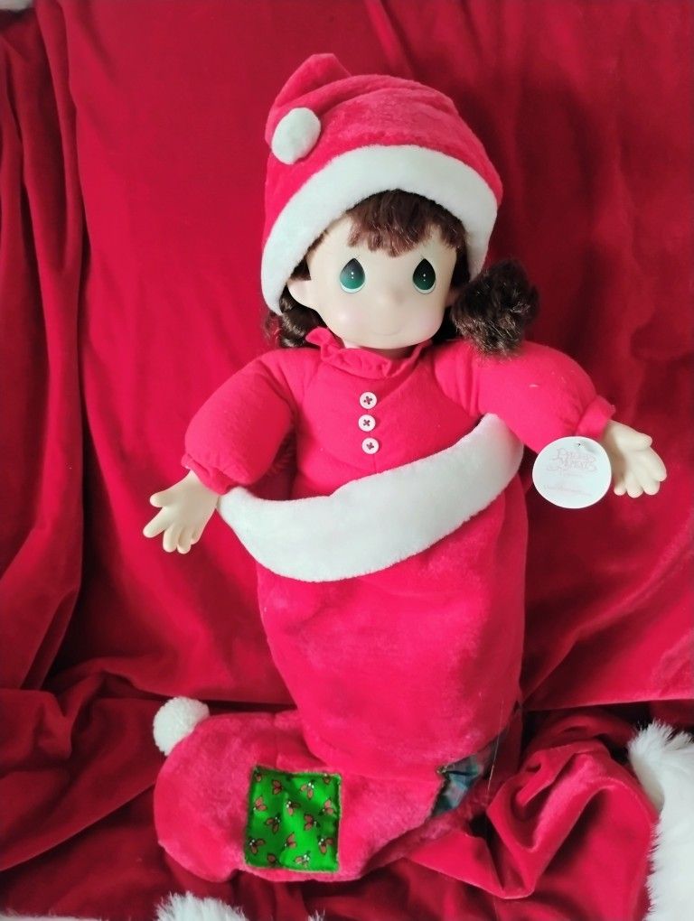 Precious Moment Christmas Girl Limited Edition Half A $25