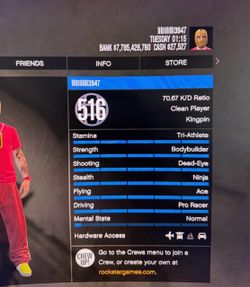 GTA5 STACKED ACCOUNT