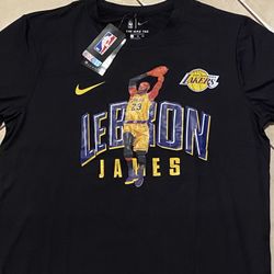 Los Ángeles Lakers Dry-Fit T-shirt Black , Unisex 