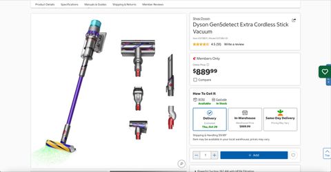 Brand New Dyson gen5detect extra Vacuum