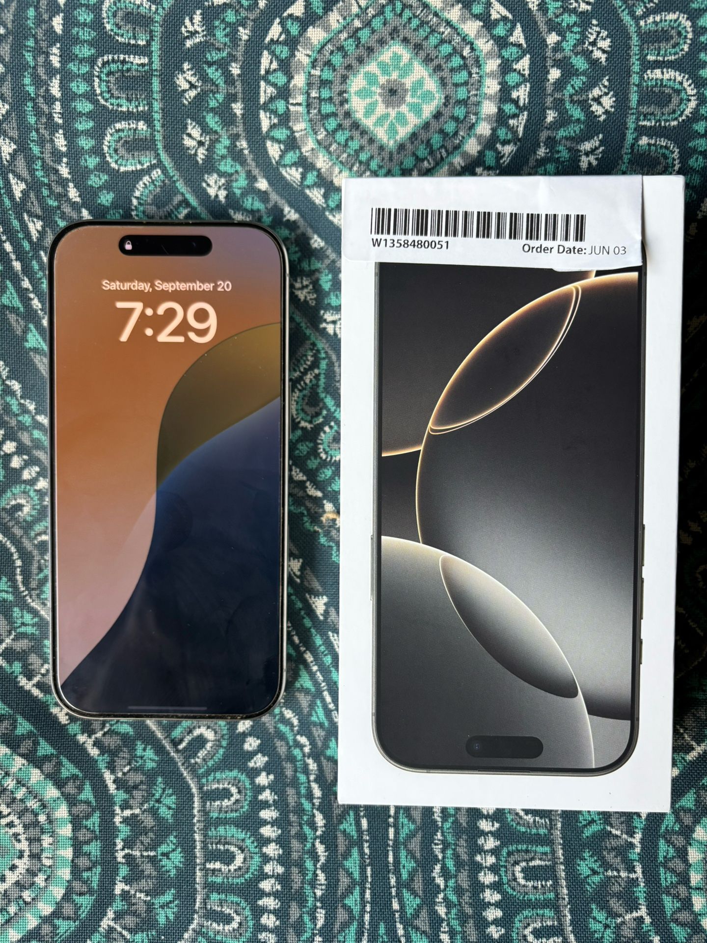 iPhone 16 Pro 256 GB Unlocked Natural Titanium Excellent Condition