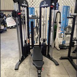 New Inspire Fitness FTX Functional Trainer + Bench + Delivery