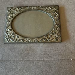 Antique Silver Plated Photo Frame