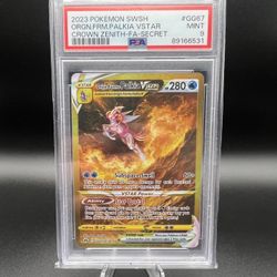 Palkia VSTAR Gold GG67 Crown Zenith PSA 9 