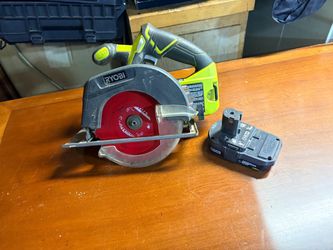 Ryobi 6 1/2in circular Saw w/ 1 Battery